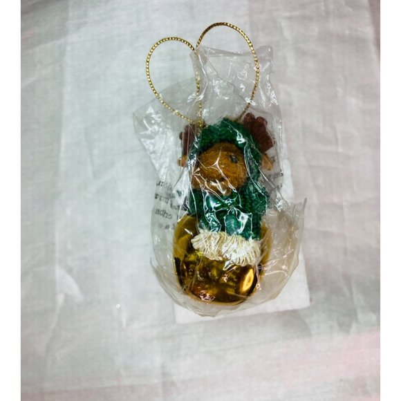 Vintage Boyds Bear & Friend Moose w/Bell Ornament - Picture 5 of 11
